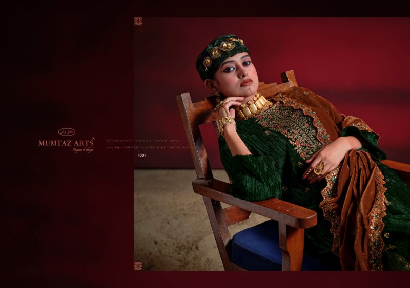 Sanwariya By Mumtaz Arts Crush Velvet Designer Salwar Suits